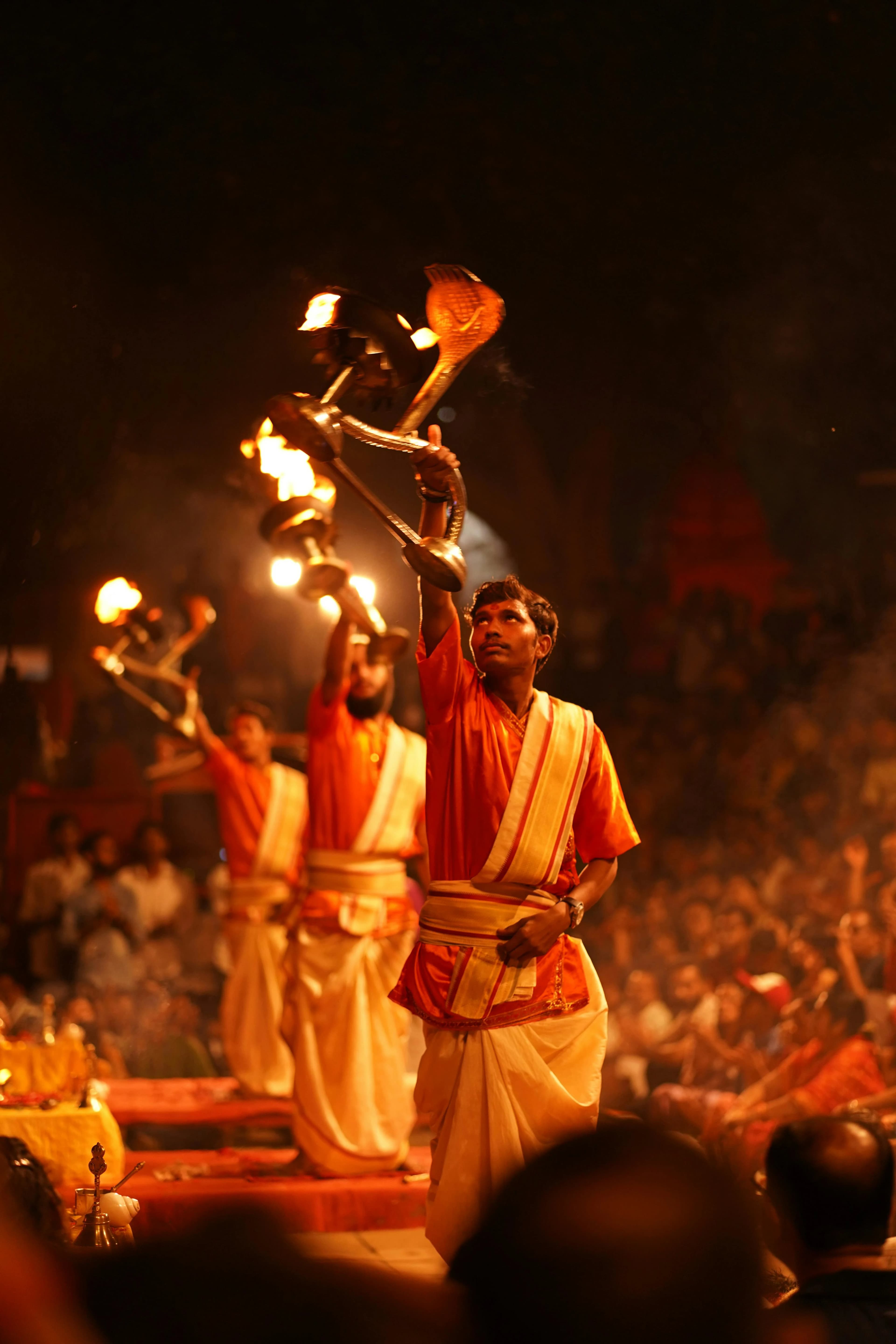 Experience the spiritual Ganga Aarti ceremony